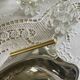Silver-plated metal shell dish