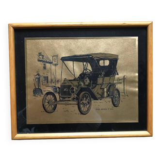 Ford T 1915 framed poster