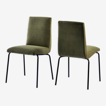 Pair of chairs Pierre Guariche edition Meurop