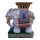 Lot de 2 éléphants en céramique chinois