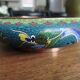 Ancient cloisonné enamel brush rinsing bowl from China.