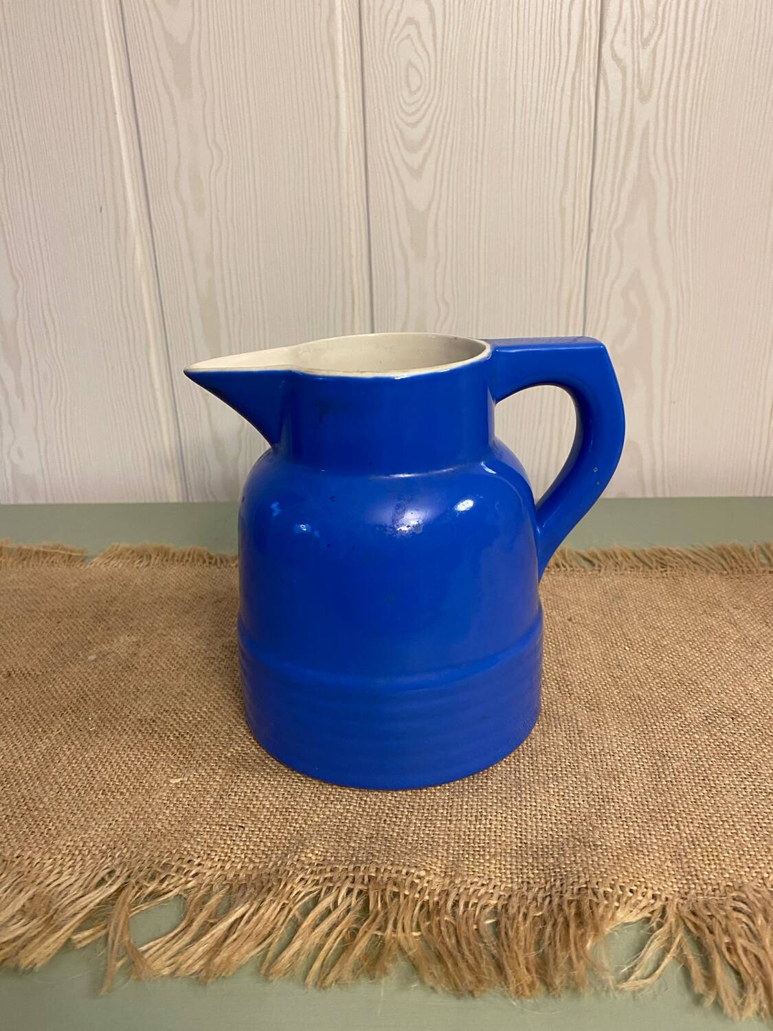 Blue carafe 50s
