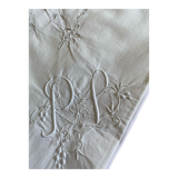 PS embroidered pillowcase