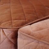 Luxurious 2.5 seater sheepskin leather sofa of top quality