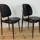 Chaise Pégase par Baumann noire