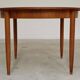 Round extending table, light oak, East Germany, 1960s