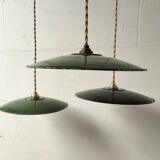 3 enamelled sheet metal suspensions