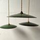 3 enamelled sheet metal suspensions
