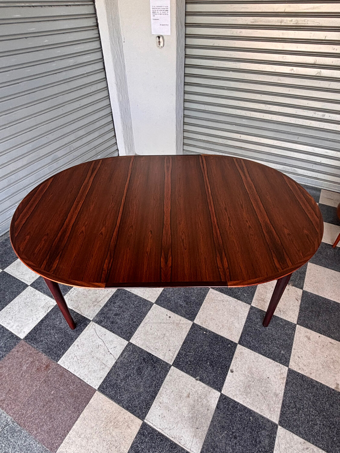 Table Arne Vodder en palissandre