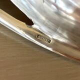 Art Nouveau double servant bowl Christofle Gallia silver metal