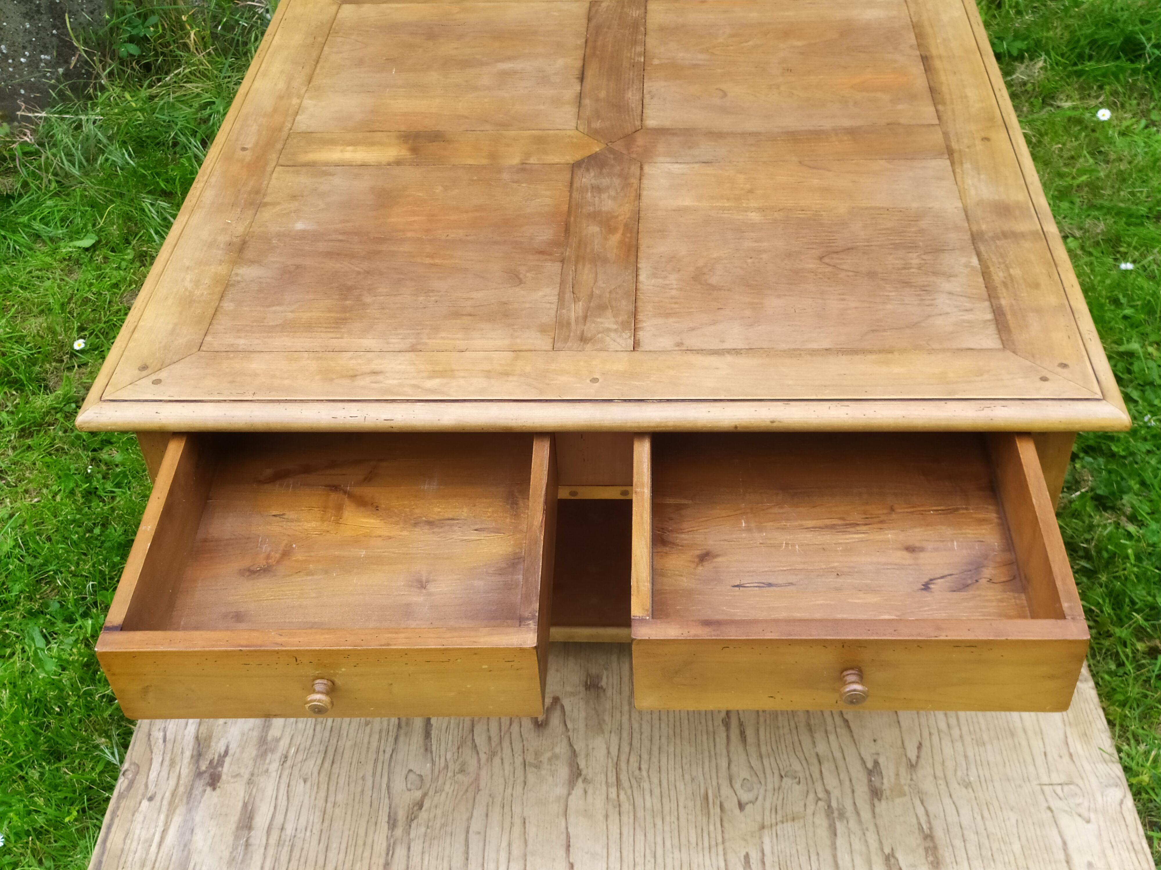 Cherry wood coffee table