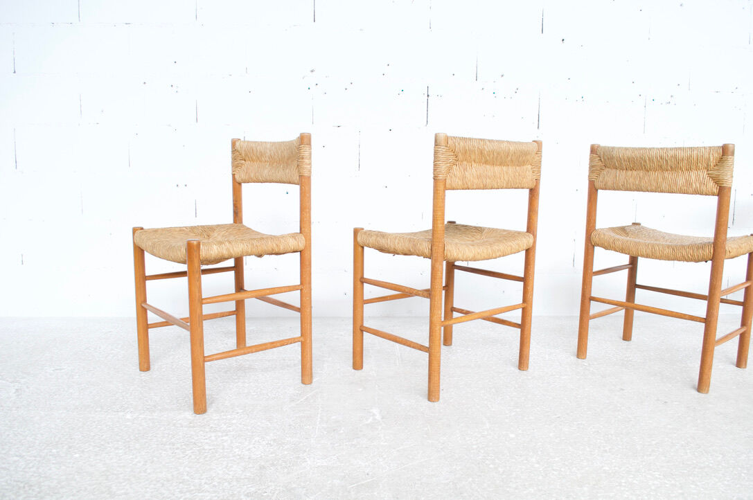 4 chairs Dordogne 60's Robert Sentou