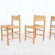 4 chairs Dordogne 60's Robert Sentou