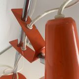 Lampe Monteuse Delmas en métal orange, 1960