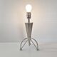 Vintage 1980 Tripod Flare Lamp in Chrome Steel & Brushed 80s Retro 1980s