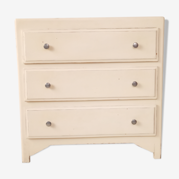 White chest of drawers 50s