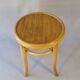Wooden bistro stool, 44 cm, Bentwood style, Fischel, 1930