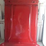 Drainer red kitchen utensils
