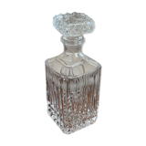 Carafe en verre taillé