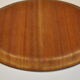 Vintage round teak platter