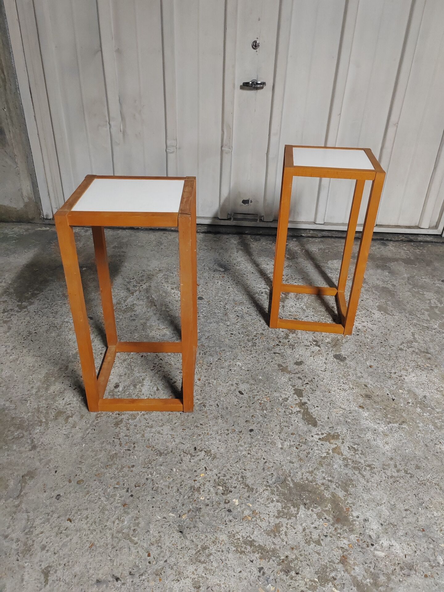 Pair of side tables by André Sornay