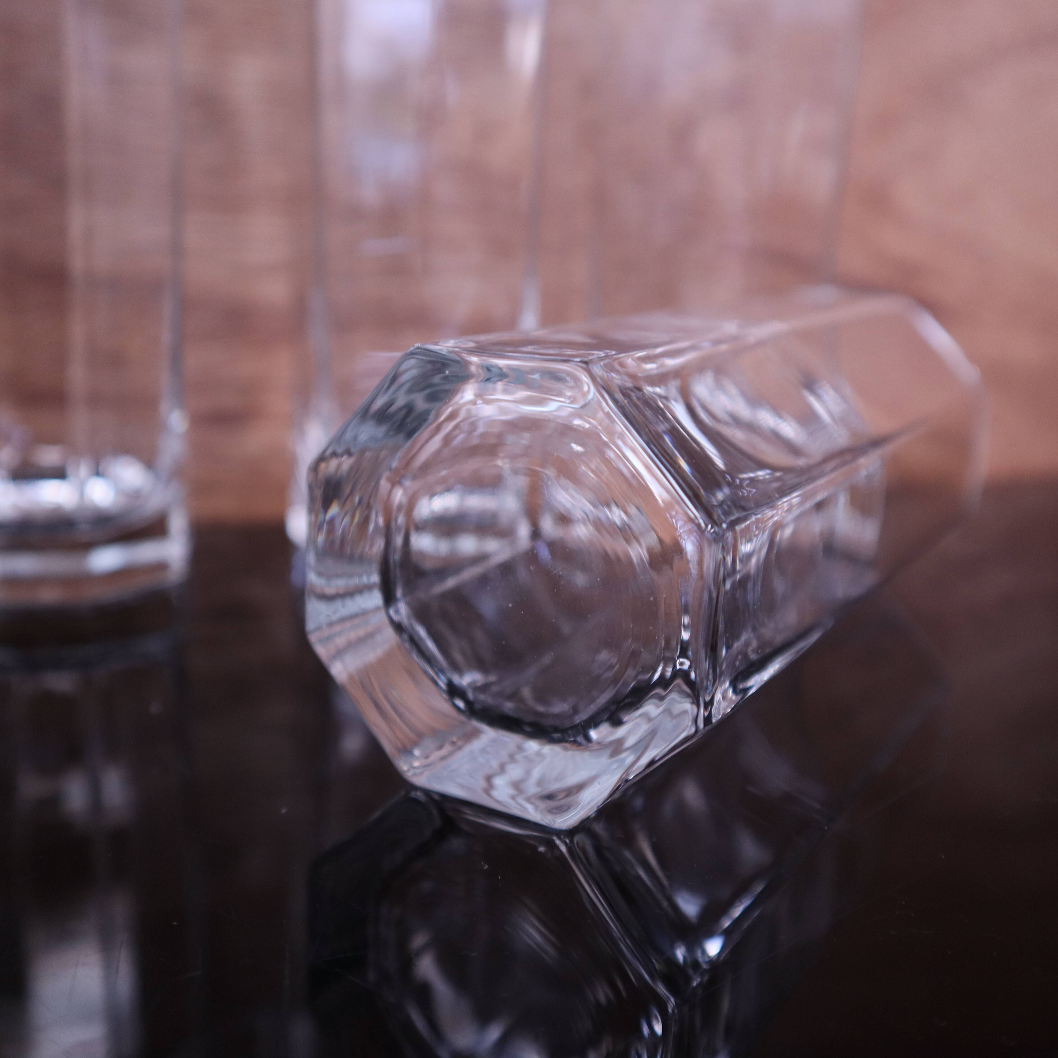 Set of 6 transparent water glasses Octime Luminarc