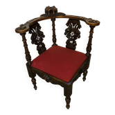 Old corner armchair