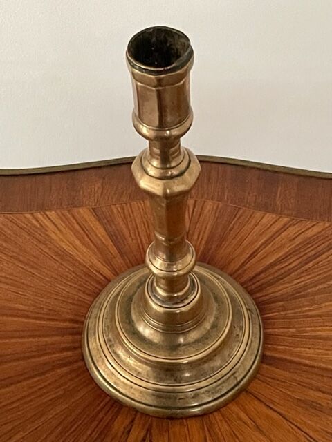 Candle holder in bronze late eighteenth century