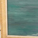 Oil on cardboard "The Opal Coast"