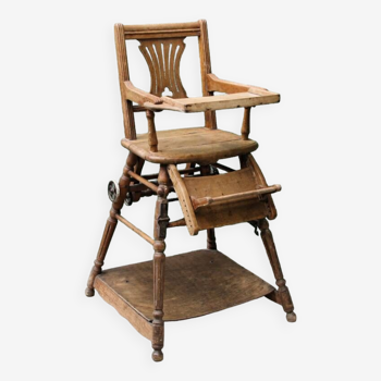 Baby high chair, early 20th century