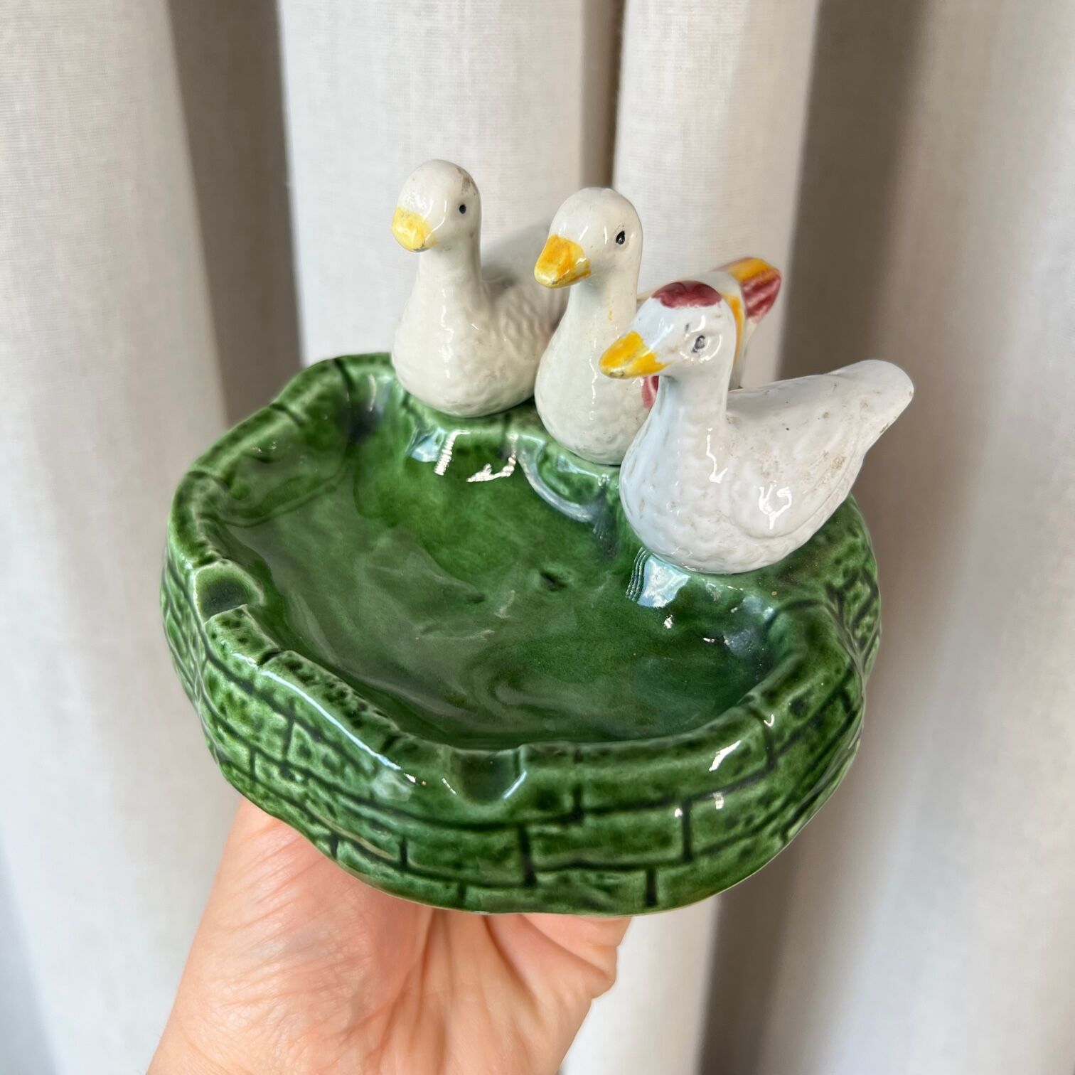 Cendrier barbotine “3 canards”