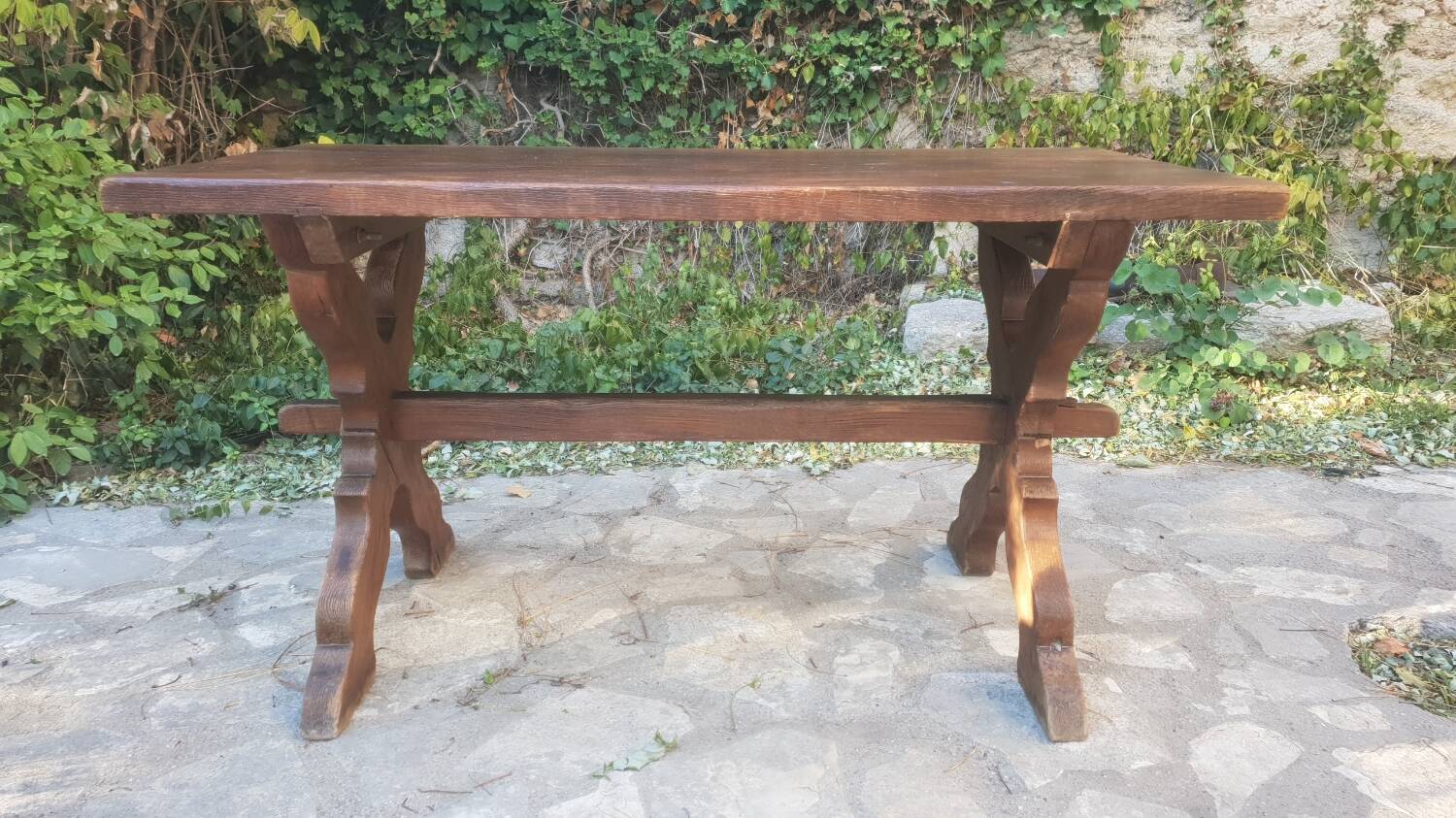 Antique oak farmhouse table