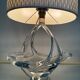 Lampe vide poche cristal années 60