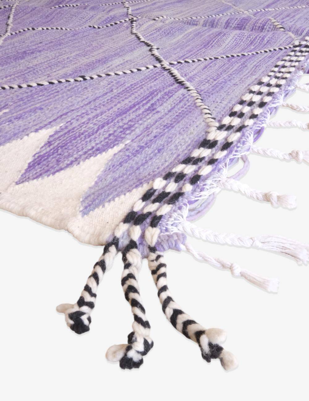 Purple Kilim Rug - 312 x 200 cm