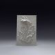 Plaster bas-relief depicting an acanthus leaf, inspired by Roman art.