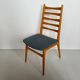 Chaise vintage bois clair Benze Sitzmobel