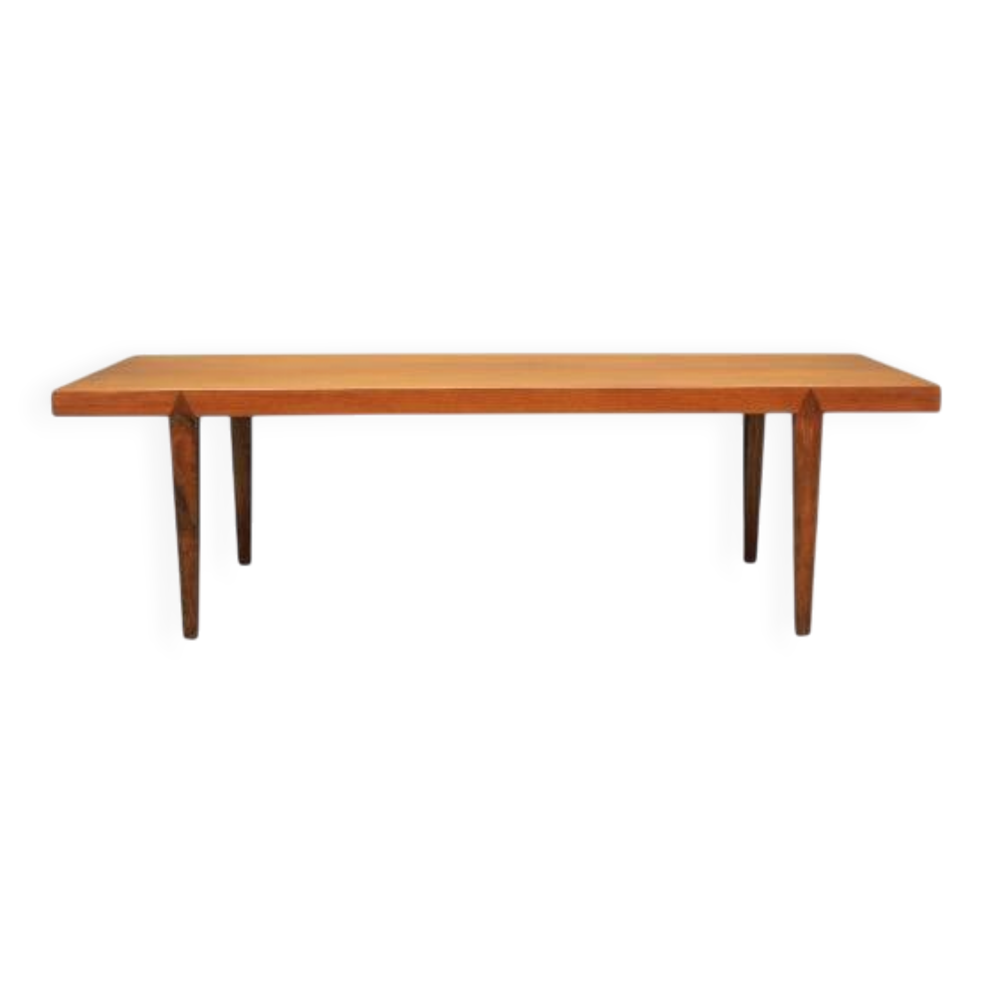 Teak coffee table, Danish design, 1970s, manufacturer: Severin Hansen