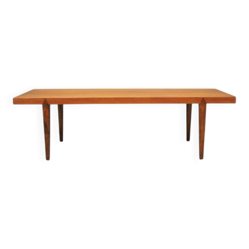 Table basse en teck, design danois, années 1970, fabricant : Severin Hansen