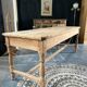 Old 19th century oak farm table
