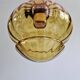 Set of 3 amber glass pendant lights, RAAK Amsterdam, 1970