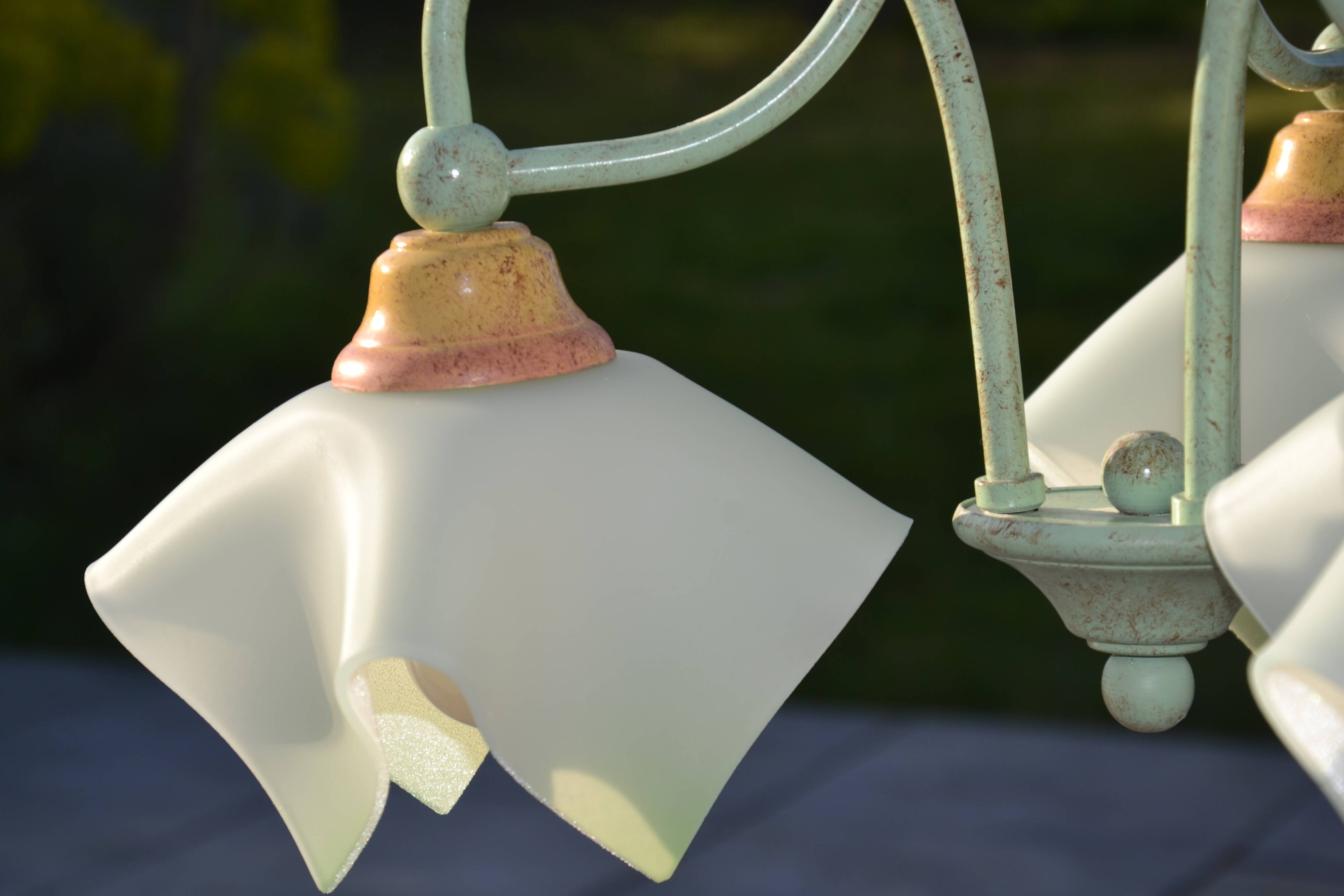 Opaline flower lustre Italy