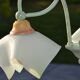 Opaline flower lustre Italy