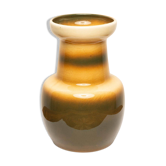 Beige ceramic pot mid-century - Poland, 1960s
