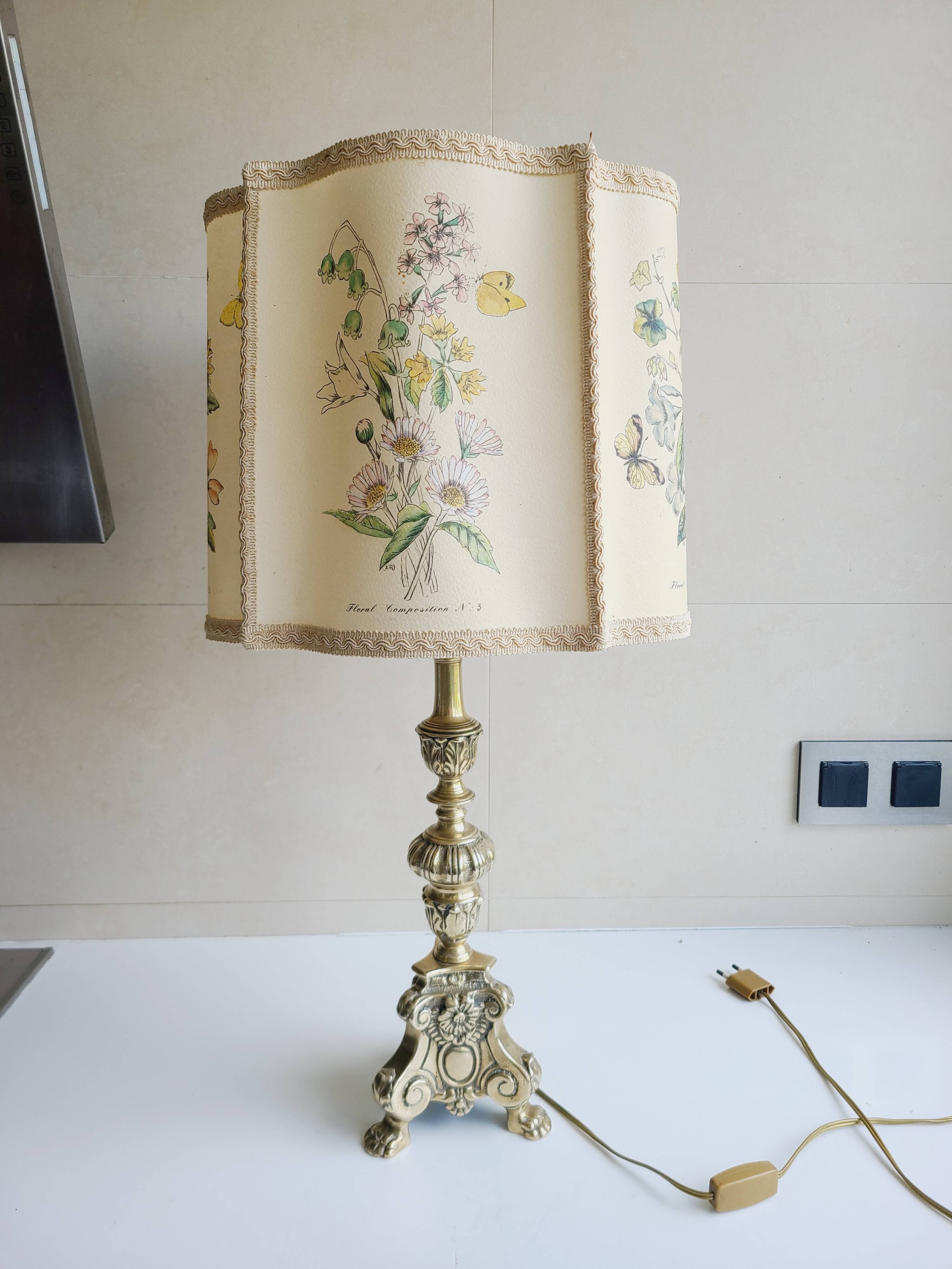 Anvienne bronze candelabra lamp XIX