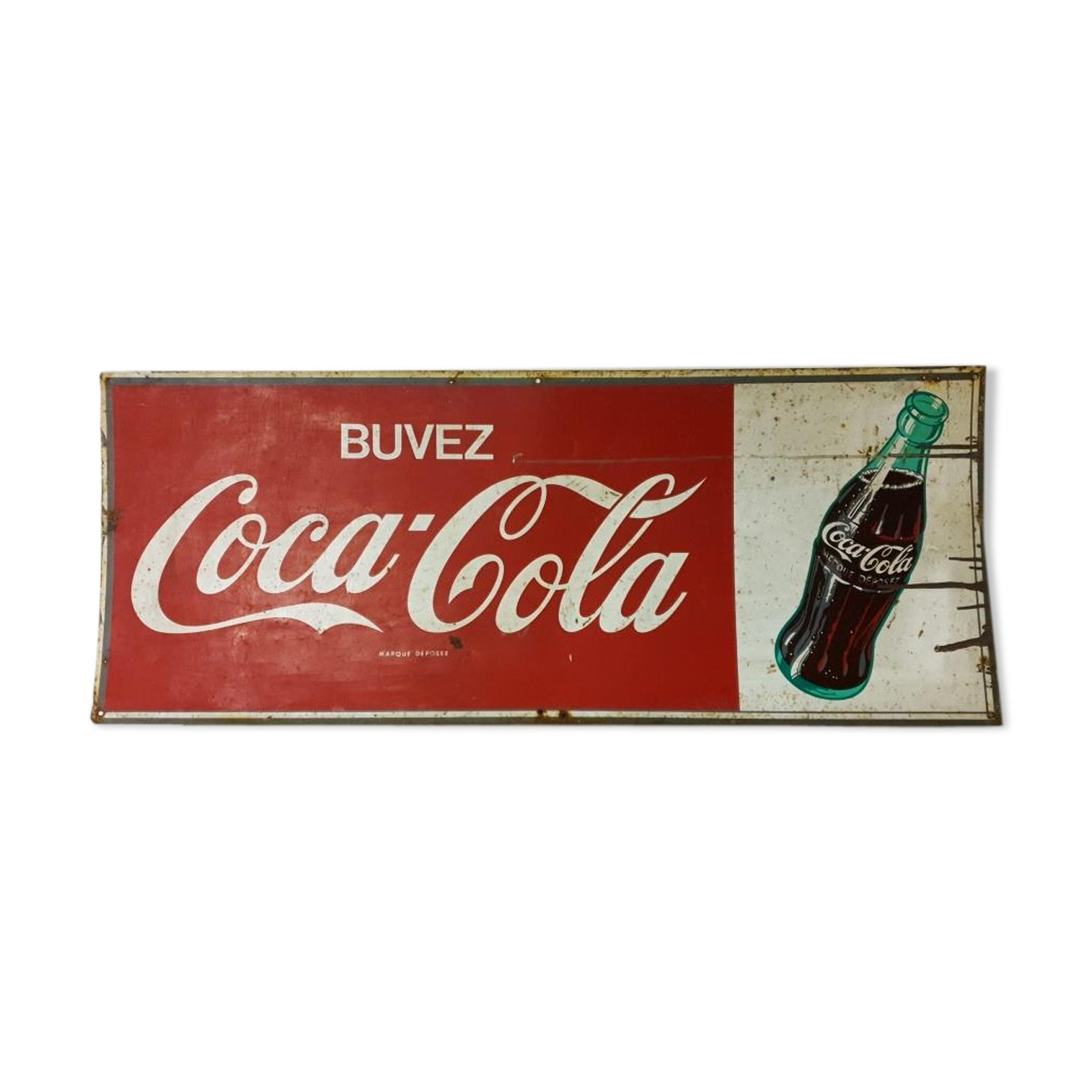 Coca cola advertising plate