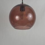 Wet effect glass pendant light