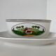 Saucière ovale Design Naïf sur son présentoir en vitro-porcelaine de Villeroy & Boch