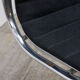 Herman Miller EA108 chair in black and chrome