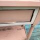 Jardinière ancienne porte plantes bois laiton zinc