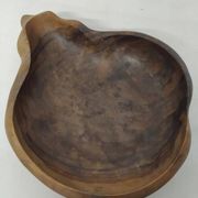 Vintage Shell Shape Wooden Fruit Basket